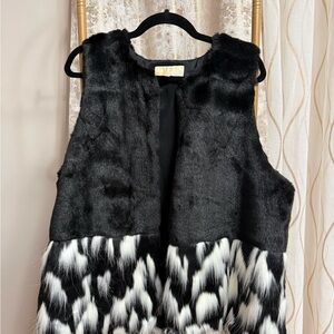 Michael Kors Black and White Vest
